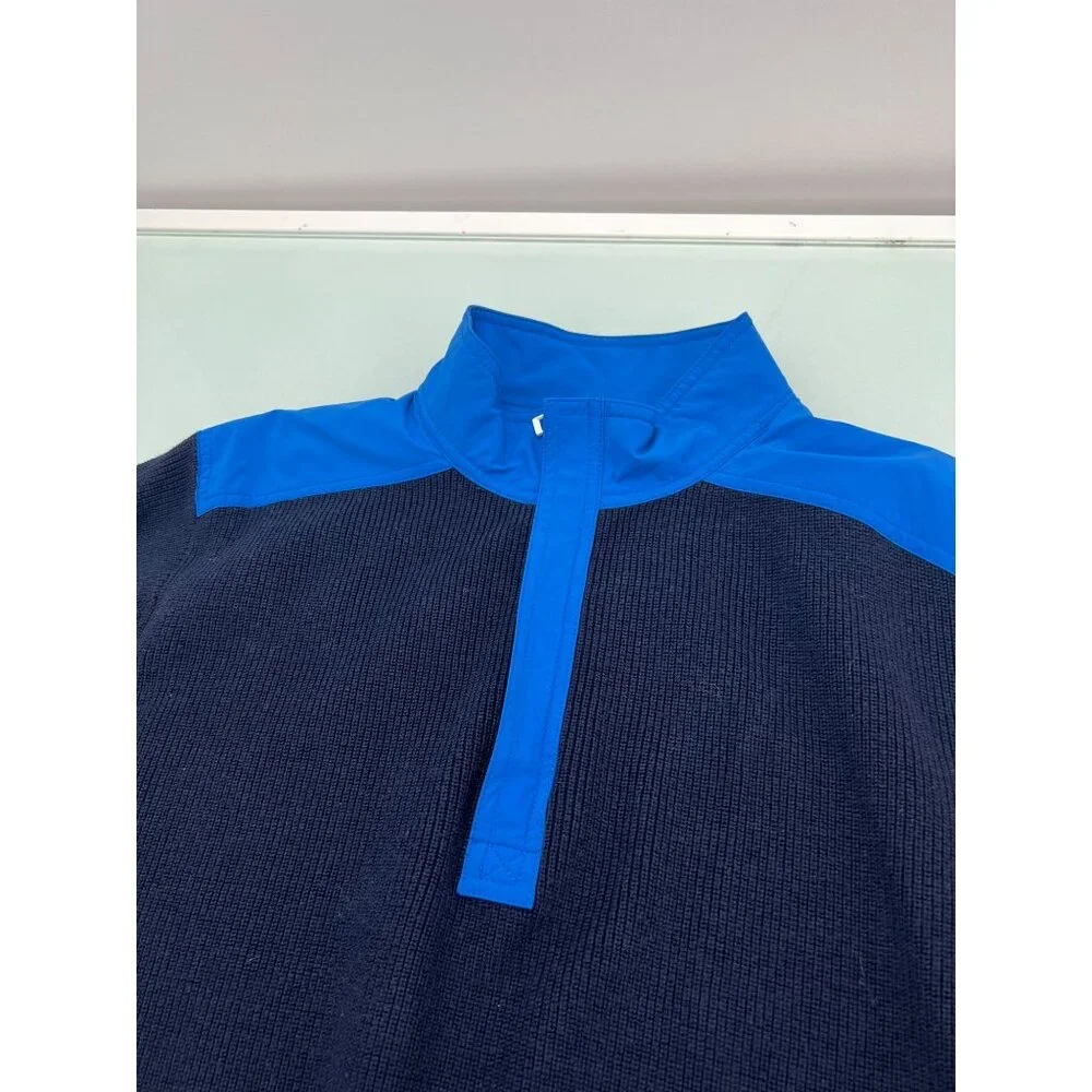Peter Millar Crown 1/4 Zip Golf Jacket Sweater Pima Cotton Wool Pullover Small S